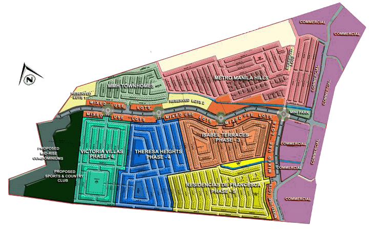 Metro Manila Hills Map